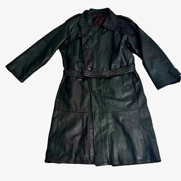 Giorgio Armani Men's long Leather Overcoat/Jacket - Picture 1 of 2